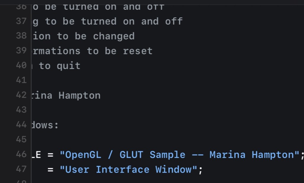 Day 1 of CS450 Intro to Computer&nbsp;Graphics